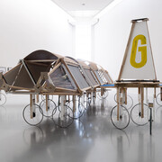 Jean Katambayi Mukendi, Ratio, exhibition view. Courtesy of M HKA