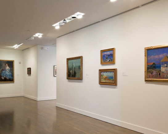 William J. Glackens, Exhibition view. Courtesy of NSU Art Museum