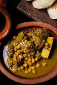 Tangia (Tanjia) is a typical dish of Marrakech (Morocco)