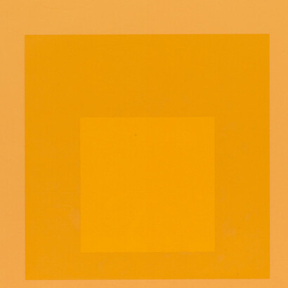 Josef Albers And Robert Mangold. Courtesy of Senior & Shopmaker Gallery