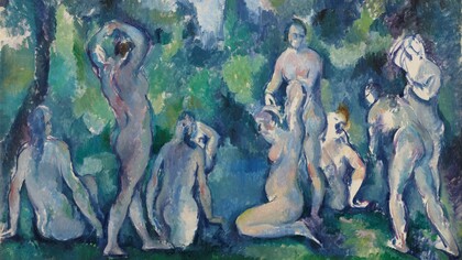 Paul Cézanne, Gruppo di bagnanti, 1895, Ordrupgaard, Kopenhagen