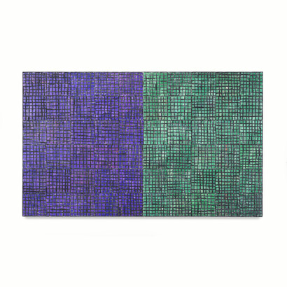 McArthur Binion. Courtesy of Lehmann Maupin