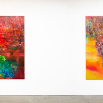 Nachume Miller, Suns & Illusions, exhibition view. Courtesy of David Benrimon Fine Art