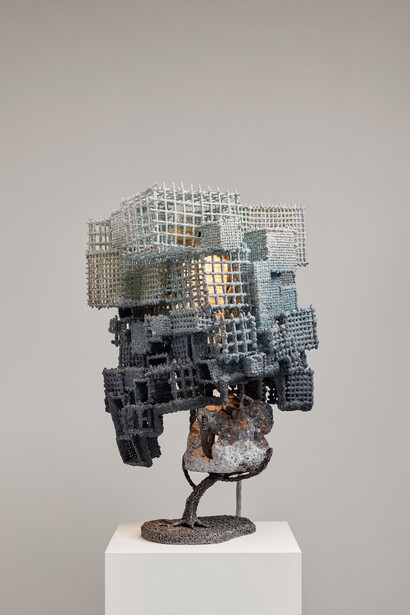 Nacho Carbonell, Tree house table lamp (289/2024), 2024. Courtesy of Carpenters Workshop Gallery