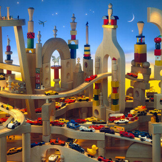 Walter Wick, City blocks, from I spy fantasy (detail), 1994. Courtesy of High Museum of Art