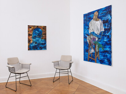 OBastardo, Rhythm and skin, exhibition view. Courtesy of Galerie Kornfeld