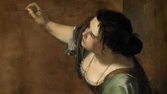 Artemisia Gentileschi, Self-Portrait as the Allegory of Painting (La Pittura), 1638-39, detail © Royal Collection Trust © Her Majesty Queen Elizabeth II 2020