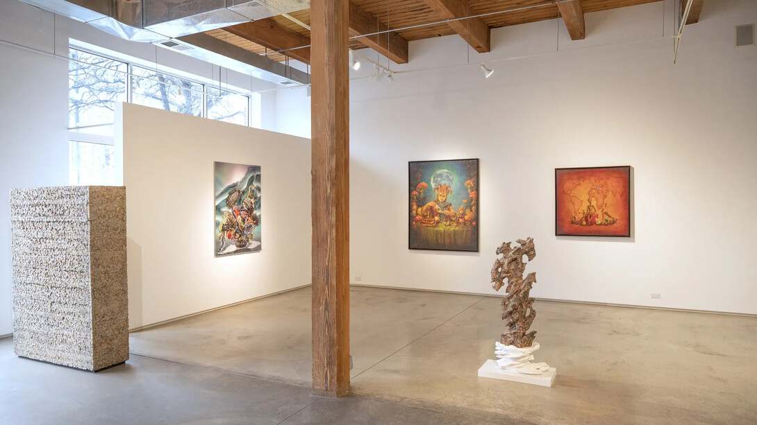 Various artists, Menasa+: thresholds of representation, exhibition view. Courtesy of Kavi Gupta Gallery