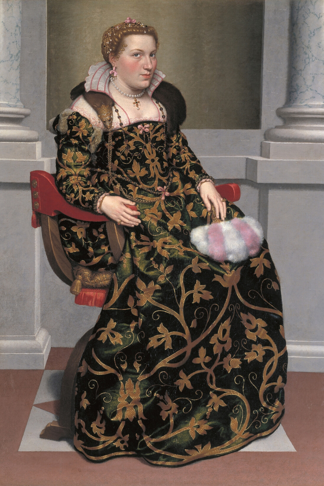 Giovanni Battista Moroni, Isotta Brembati, c.1555. Oil on canvas, 160 x 115 cm. Fondazione Museo di Palazzo Moroni - Lucretia Moroni Collection, Bergamo. Photo: Fondazione Museo di Palazzo Moroni - Lucretia Moroni Collection, Bergamo. Photography: Marco Mazzoleni