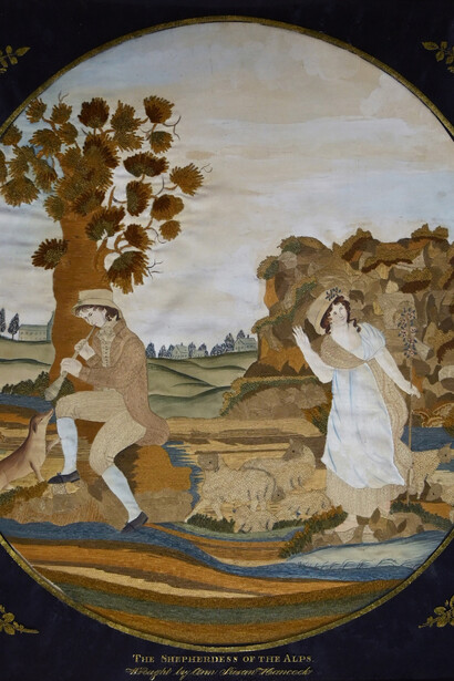 Ann Susan Hancock, The shepherdess of the Alps, ca. 1820’s. Courtesy of Detroit Institute of Arts