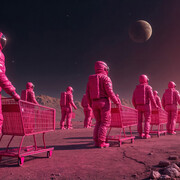Manit Sriwanichpoom, Pink Mars. Courtesy of Kathmandu Photo Gallery