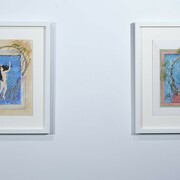 Hiba Schahbaz. Self Portraits, Exhibition view. Courtesy of Project For Empty Space