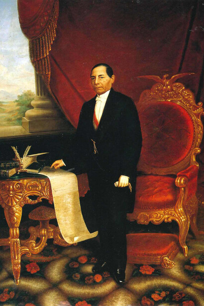 José Escudero y Espronceda; Retrato de Benito Juárez, s. XIX