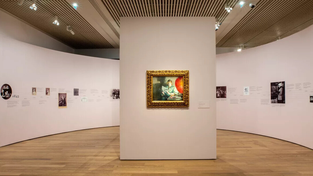 Harriet Backer, La música de los colores, vista de exhibición. Cortesía del Musée d'Orsay