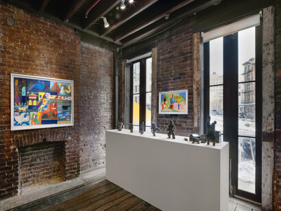 Pitseolak Qimirpik, Shapeshifter, exhibition view. Courtesy of Fort Gansevoort