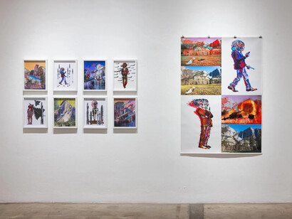 Lane Barden, This was the landscape of our innocence, exhibition view. Courtesy of Track 16 Gallery