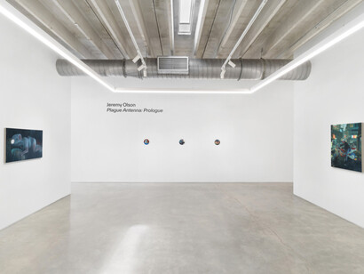 Jeremy Olson, Plague Antenna: prologue, exhibition view. Courtesy of Mindy Solomon