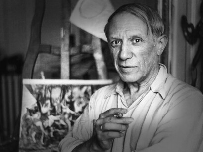 Pablo Picasso, pintor y escultor español, creador, junto con Georges Braque, del cubismo