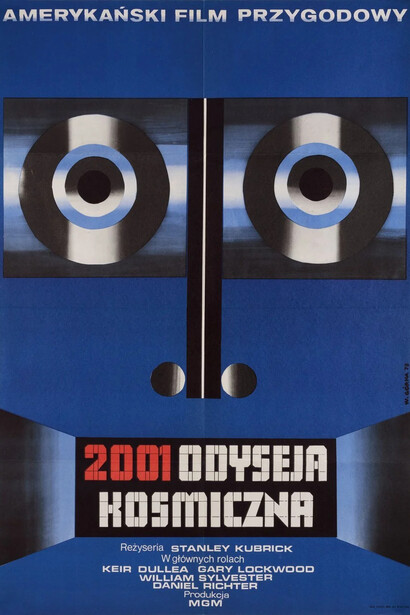 Poster polaco de 2001, odisea en el espacio por Wiktor Górka (1973)