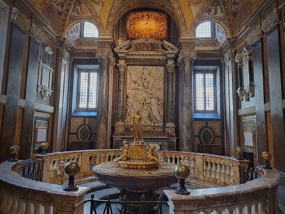 Basilica di Santa Maria Maggiore, Roma, Italia. Coro d’inverno, trasformato da Giuseppe Valadier in battistero (©Roberto Luciani)