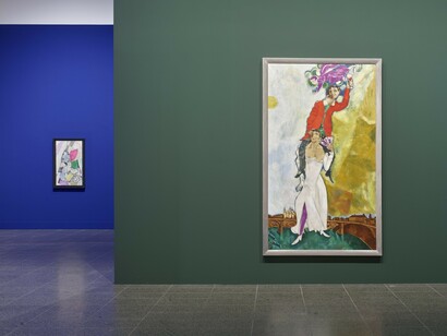 Marc Chagall, ausstellungsansicht. Mit freundlicher genehmigung der Kunstsammlung Nordrhein-Westfalen