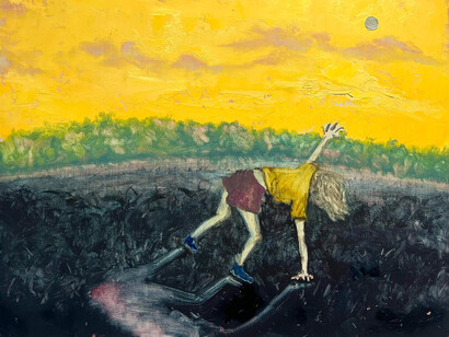 Annika Tucksmith, Moon noon, 2024. Courtesy of Carrie Haddad Gallery