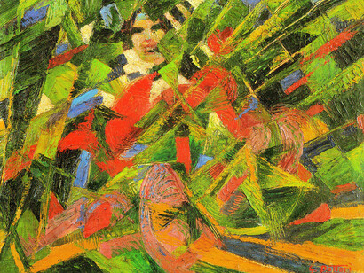 Gerardo Dottori, Spring, 1912, Oil on canvas, 36 x 46.5 cm, Comune di Perugia