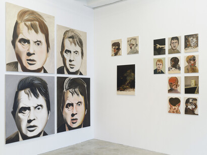 Shahin Afrassiabi, Francis – Paintings drawings sculptures 2023–2025, exhibition view. Courtesy of Soy Capitán 