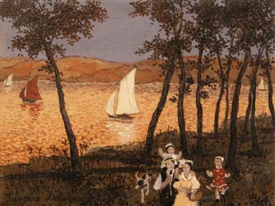 Fabienne Delacroix, Nos jours heureuse, 2012, Acrylic On Canvas, 7½" x 9½"
