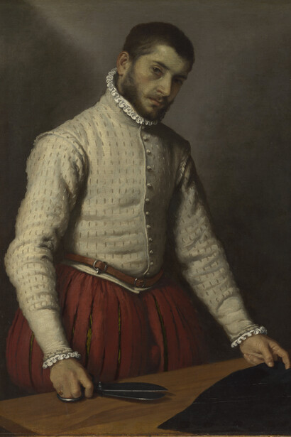 Giovanni Battista Moroni, The Tailor, 1565-70. Oil on canvas, 99.5 x 77 cm. The National Gallery, London. Photo © The National Gallery, London