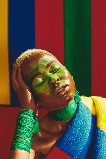 Zana Masombuka, Proudly South African: exploration of identity 4 (detail), 2018. Courtesy of October Gallery