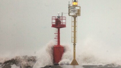 Molo di Cesenatico, in provincia di Forlì-Cesena, Emilia Romagna, Italia