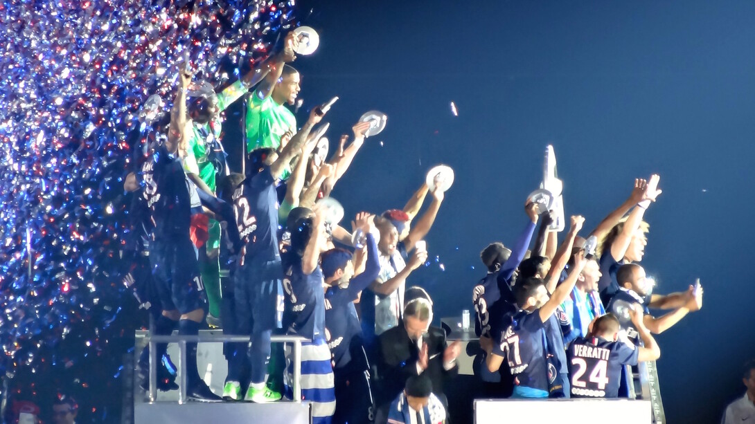 París Saint-Germain, 2014-2015, Campeón de Francia cuando Ángel Di María jugaba en el equipo 