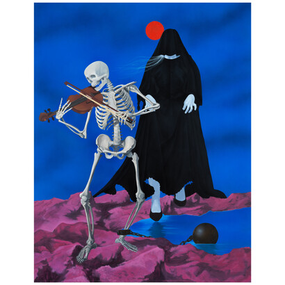 Opal Mae Ong, A Spell For Refusal, 2023, 72x56 inches. Courtesy of the artist and Arsenal Contemporary Art New York 