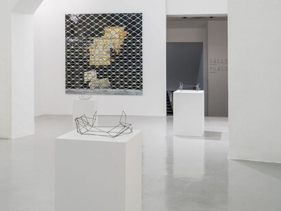 Jorge Macchi - Suspension Points installation view Galleria Continua, San Gimignano. Photo Ela Bialkowska, OKNO Studio