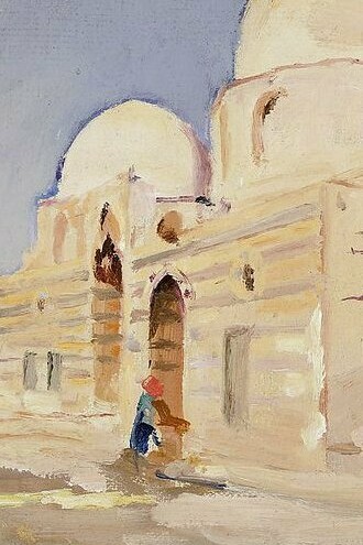 Jan Ciągliński, "Damasco: del viaje a Palestina", 1901