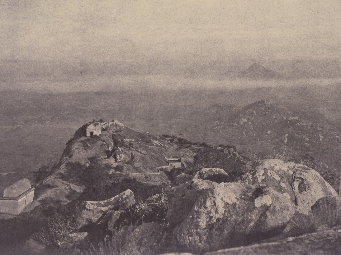 Linnaeus Tripe, Royacottah: View from the Top of the Hill, Looking North-Northwest and by North, December 1857 - January 1858, © Collection of Charles Isaacs and Carol Nigro