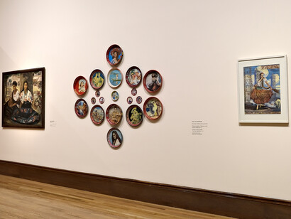 México: ruta y destino, vista de exhibición. Cortesía del Museo Nacional de Arte