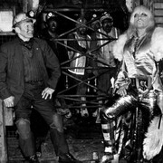 Adrian Street and his father, 1973, © Dennis Hutchinson