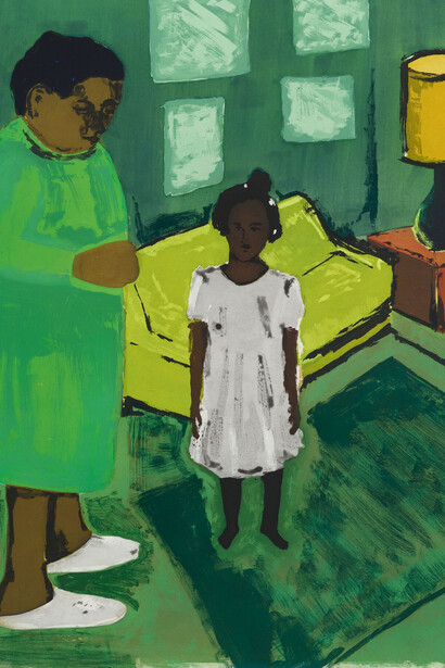 Henry Taylor, It wasn’t just Sunday, it was Easter Sunday and I had to wear a dress! 2024. Courtesy of Hauser & Wirth