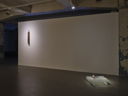 Lap-See Lam, Bamboo palace, revisited, exhibition view. Courtesy of Blindspot Gallery