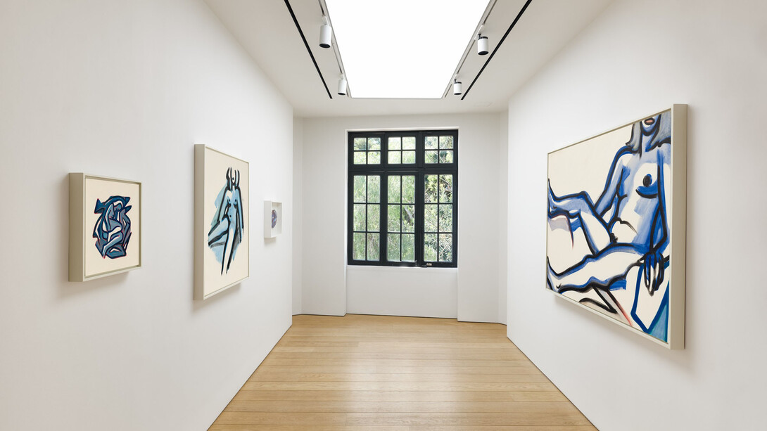Tom Wesselmann, Seascapes, still lifes, and nudes, exhibition view. Courtesy of Gagosian 