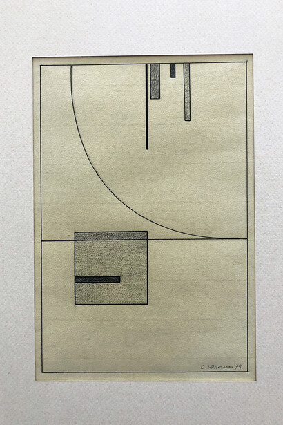 Veronesi, Costruzione A2, acquaforte. Courtesy of Modern gallery Budva