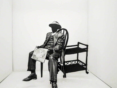 "O robetse a ntse a bala Bona, from the series Reconstruction of a Family, 2016. © Lebohang Kganye. Courtesy AFRONOVA GALLERY and ROSEGALLERY."
