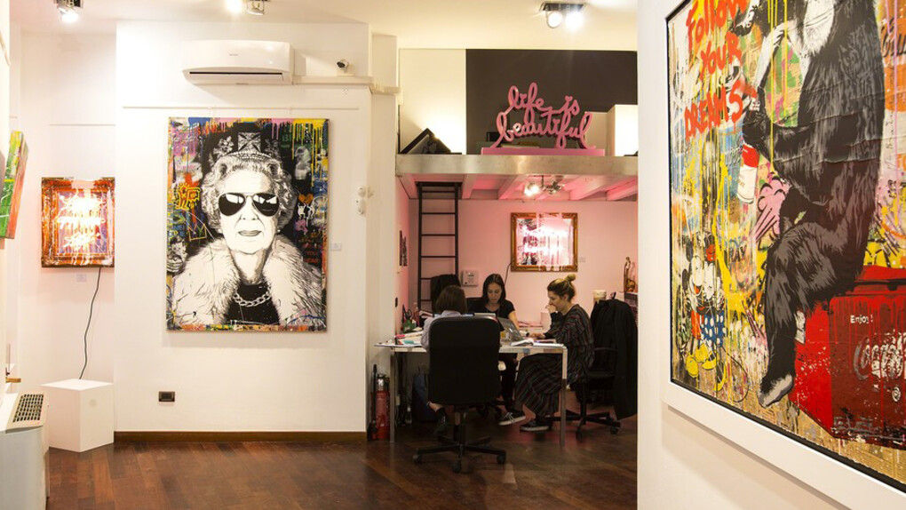 Mr.Brainwash. Courtesy of Deodato Arte