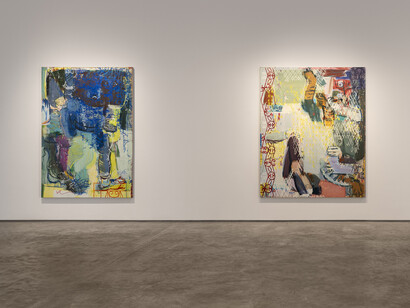 Sangram Majumdar, Bad actors, exhibition view. Courtesy of Galerie Mirchandani + Steinruecke