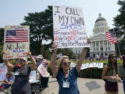 Protest against the recent executive orders from the White House