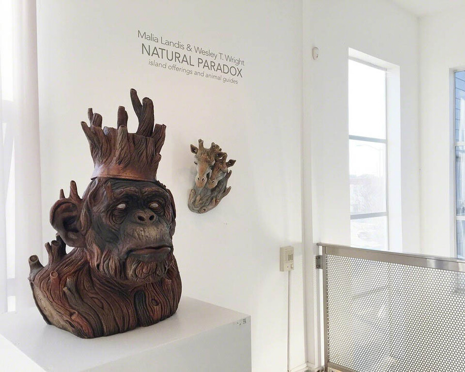 Malia Landis & Wesley T. Wright. Courtesy of Transmission Gallery