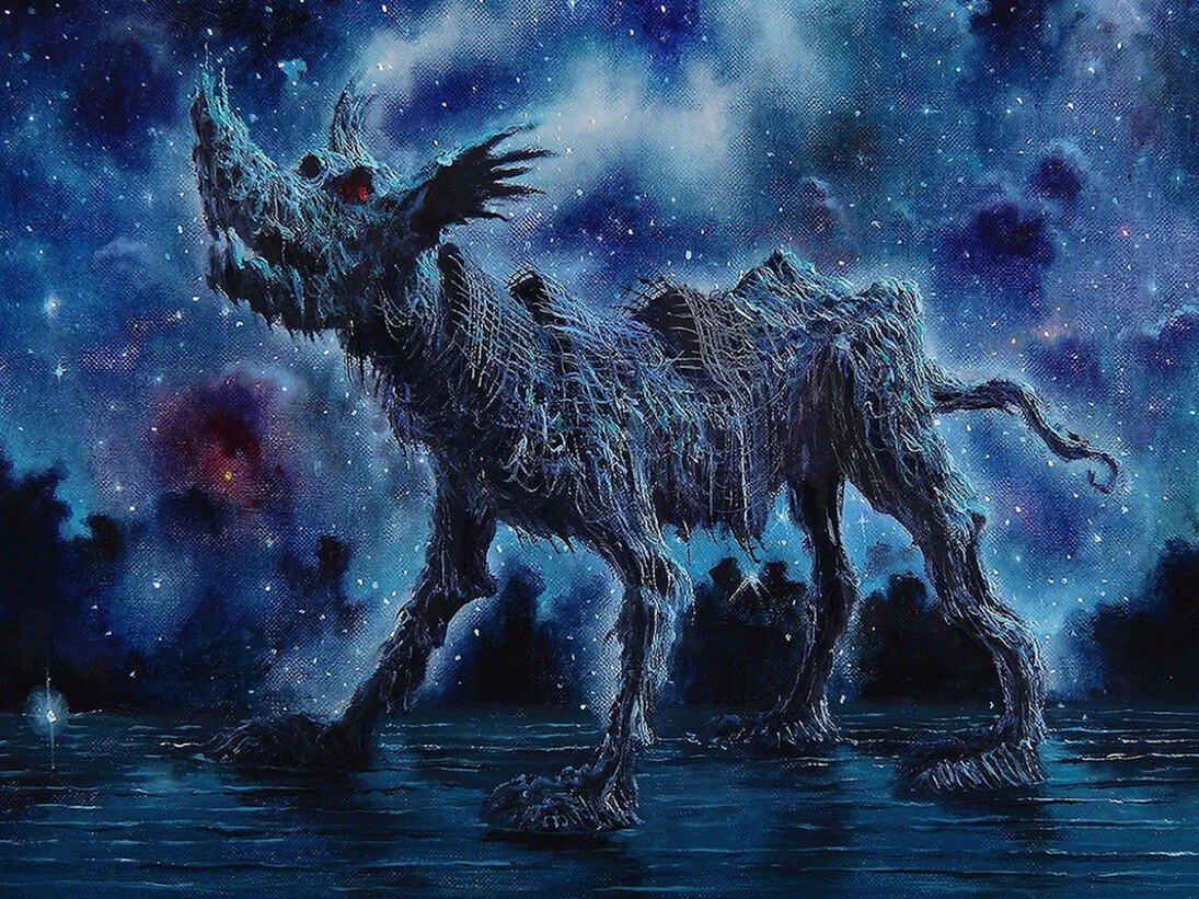 Fulvio Di Piazza, Howling Universe, 2016. Courtesy of Jonathan LeVine Gallery