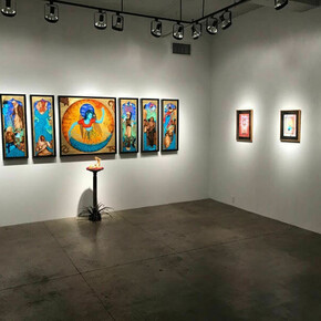 Siona Benjamin. Beyond Borders, Exhibition view. Courtesy of ACA Galleries